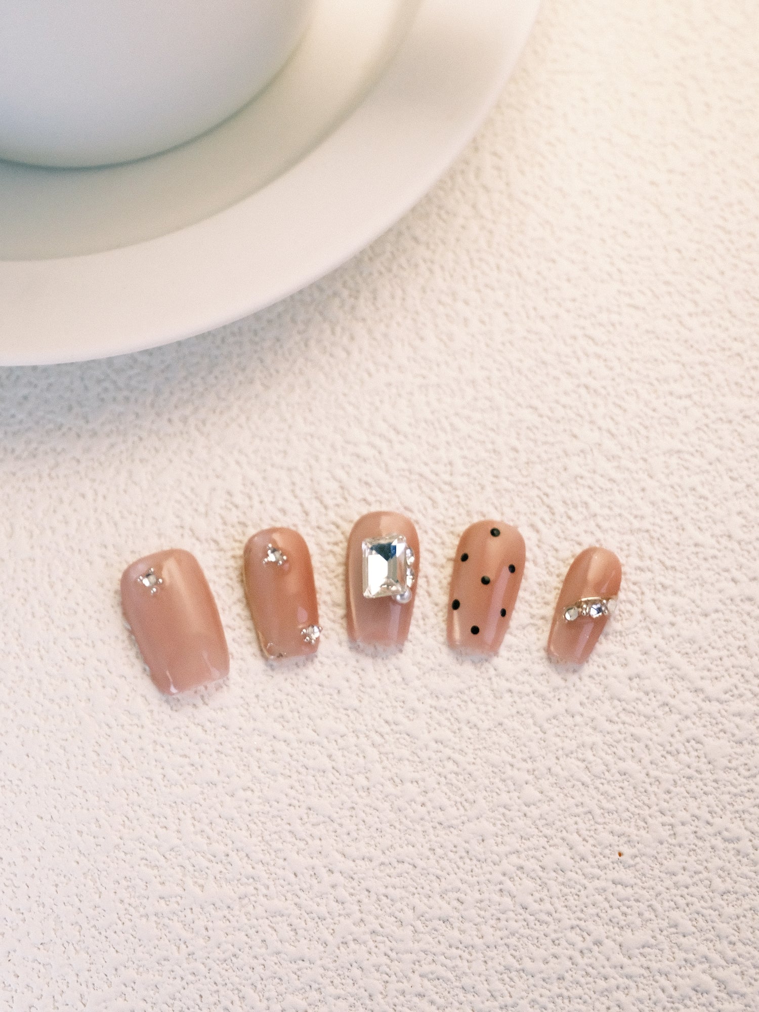 Barely Blush Press On Nails | Ondulee Nails