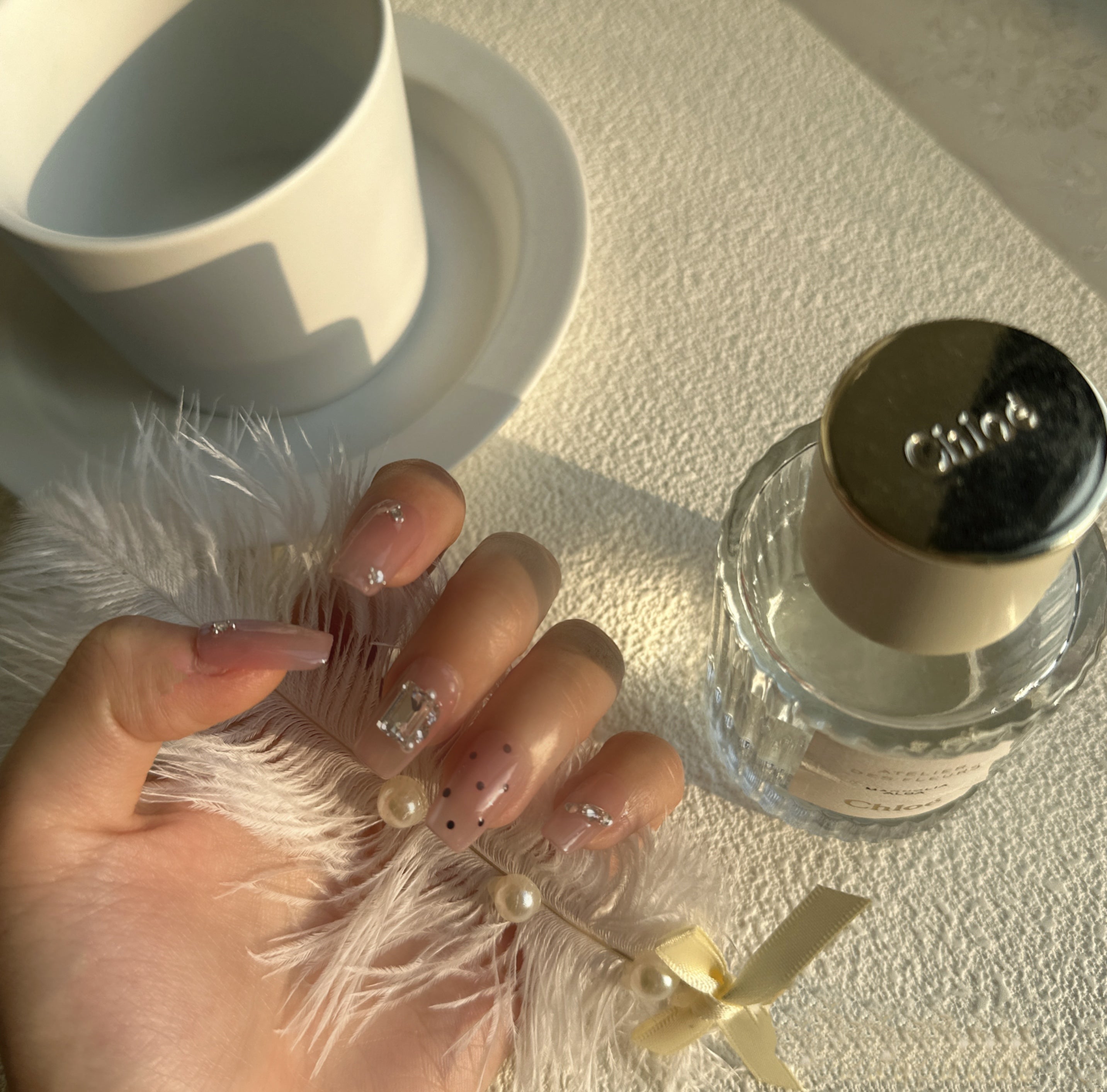 Barely Blush Press On Nails | Ondulee Nails