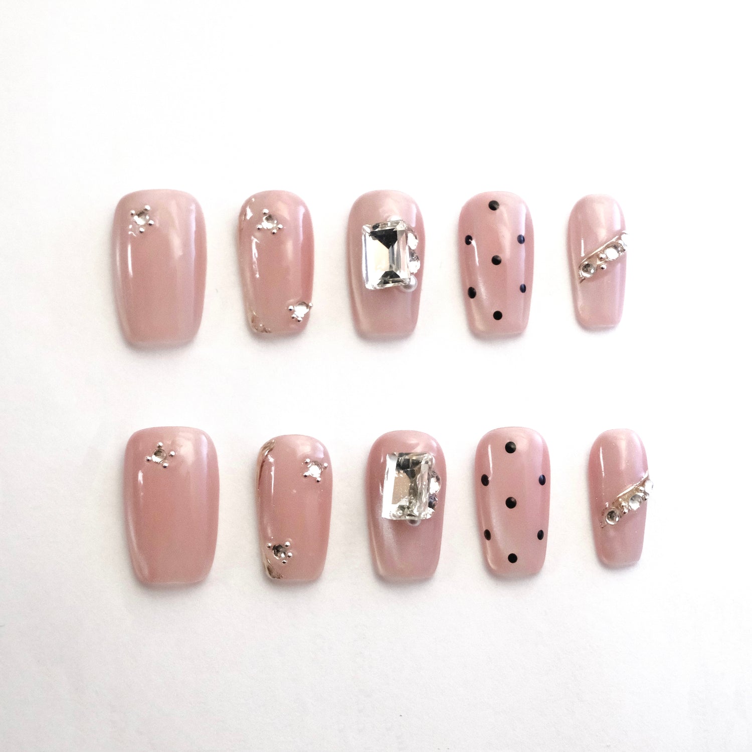 Barely Blush Press On Nails | Ondulee Nails